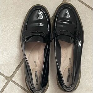 Clark’s Mocasines Loft Women Black Soft Cushion Shoes  Size8